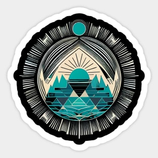 Inca Sun Sticker